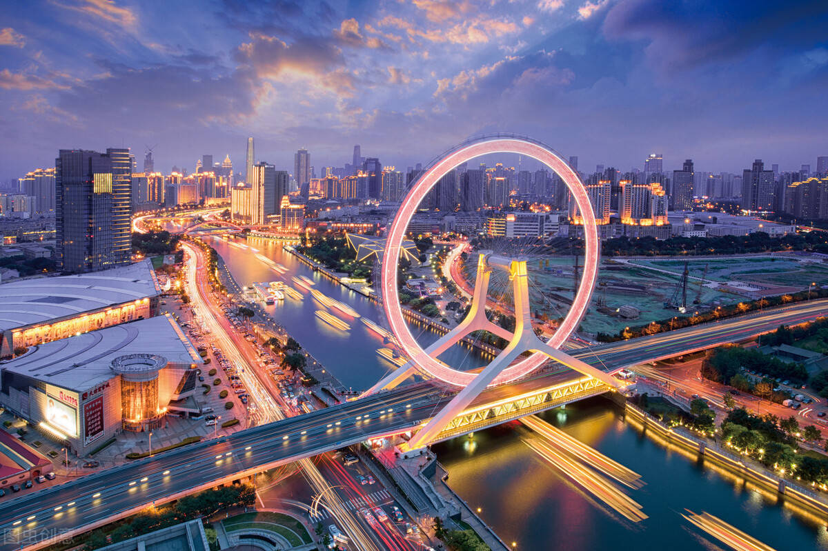 天津,梦想起航,自信翱翔的滨海新港